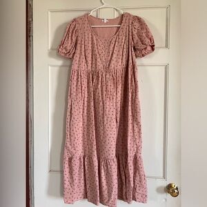 Shop Dahl Pink Floral Dress